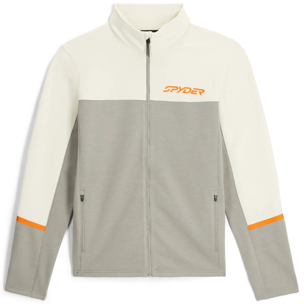 Midlayers | Fleece*Spyder Mens Speed Fleece Full Zip - CONCRETE
