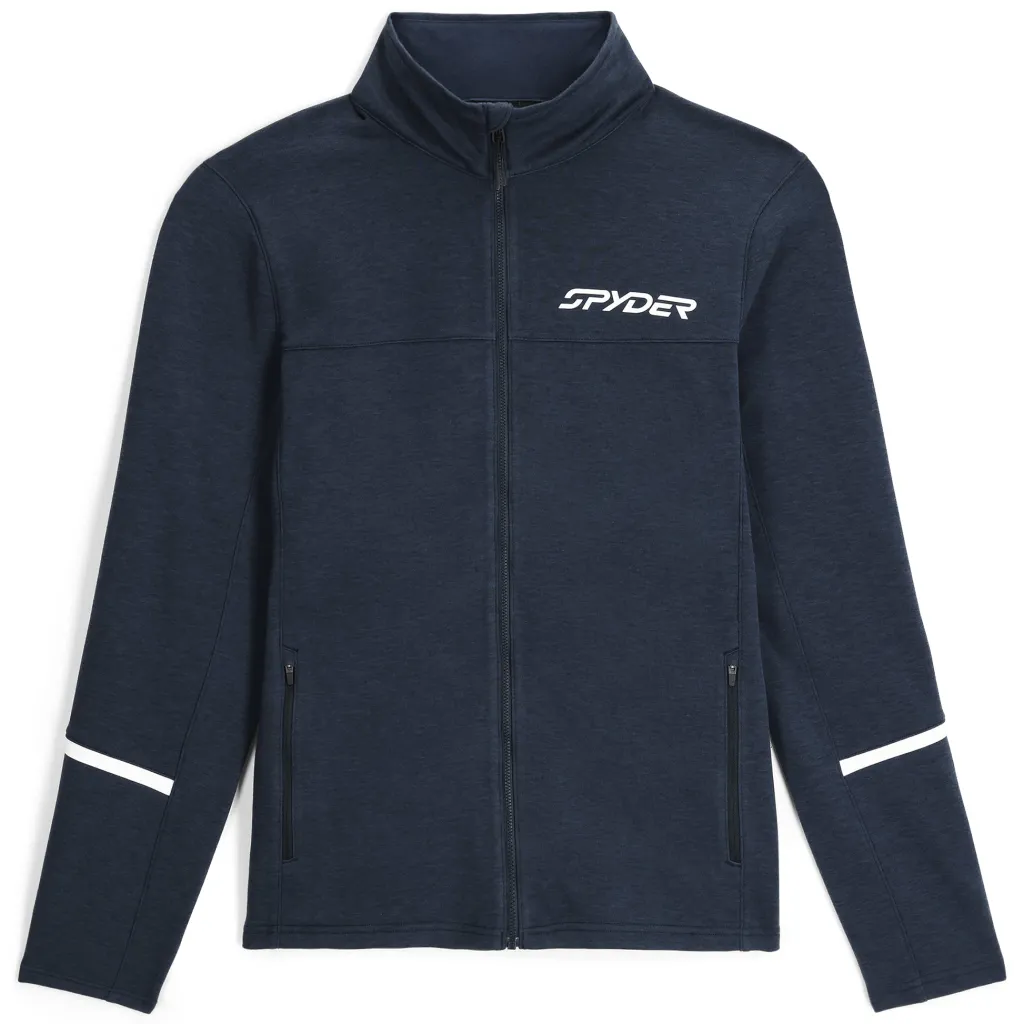 Midlayers | Fleece*Spyder Mens Speed Fleece Full Zip - True Navy TRUENAVY