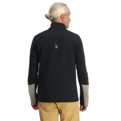 Midlayers | Fleece*Spyder Mens Speed Fleece Half Zip - BLACK
