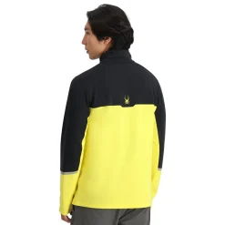 Midlayers | Fleece*Spyder Mens Speed Fleece Half Zip - Acid Yellow ACIDYELLOW
