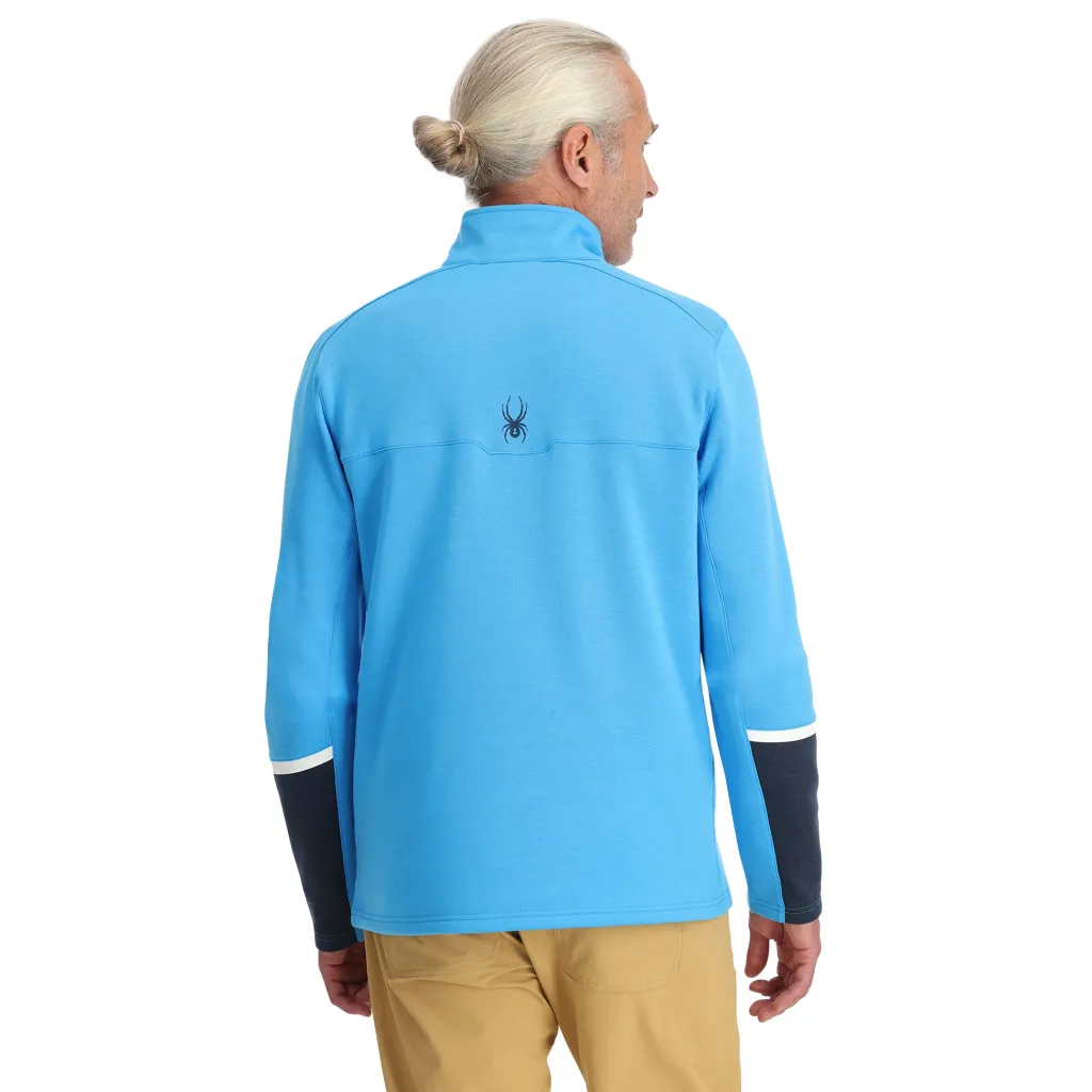 Midlayers | Fleece*Spyder Mens Speed Fleece Half Zip - Aether Blue AETHERBLUE