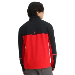 Midlayers | Fleece*Spyder Mens Speed Fleece Half Zip - Red SPYDERRED