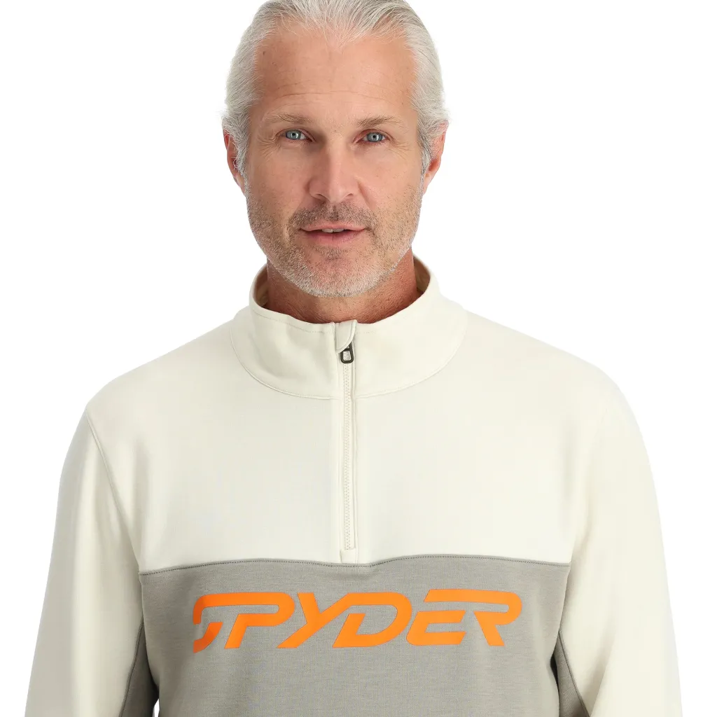 Midlayers | Fleece*Spyder Mens Speed Fleece Half Zip - CONCRETE