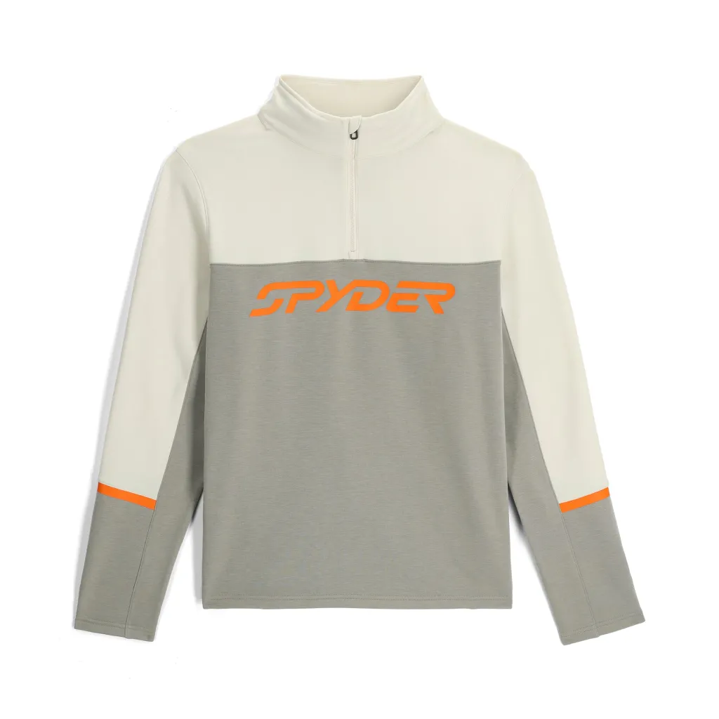 Midlayers | Fleece*Spyder Mens Speed Fleece Half Zip - CONCRETE