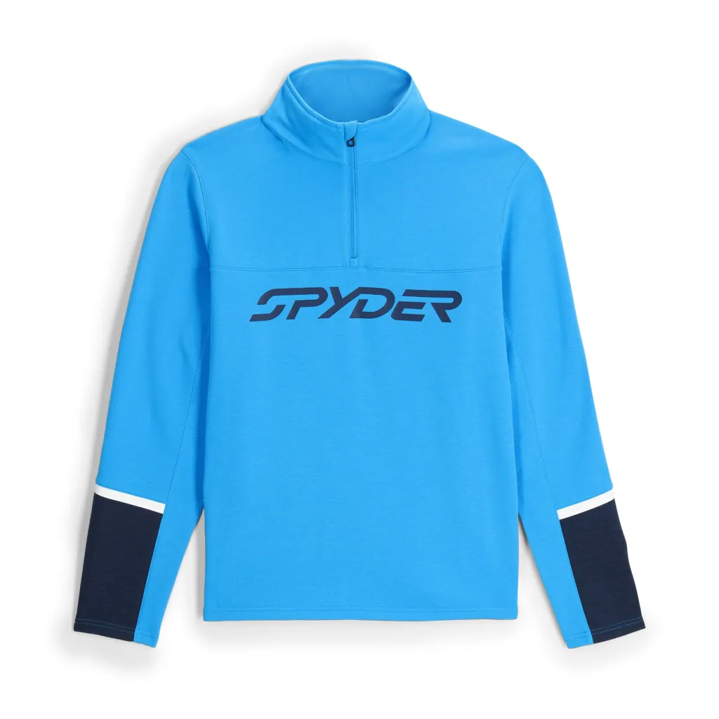 Midlayers | Fleece*Spyder Mens Speed Fleece Half Zip - Aether Blue AETHERBLUE