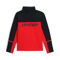 Midlayers | Fleece*Spyder Mens Speed Fleece Half Zip - Red SPYDERRED