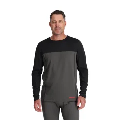Baselayers*Spyder Mens Stretch Charger Crew - POLAR