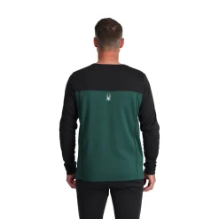 Baselayers*Spyder Mens Stretch Charger Crew - Cypress Green CYPRESSGREEN