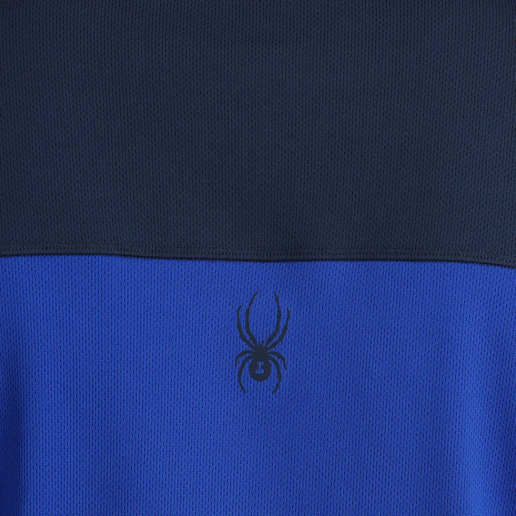 Baselayers*Spyder Mens Stretch Charger Crew - Electric Blue ELECTRICBLUE