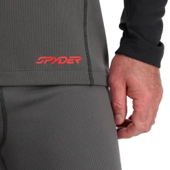 Baselayers*Spyder Mens Stretch Charger Crew - POLAR