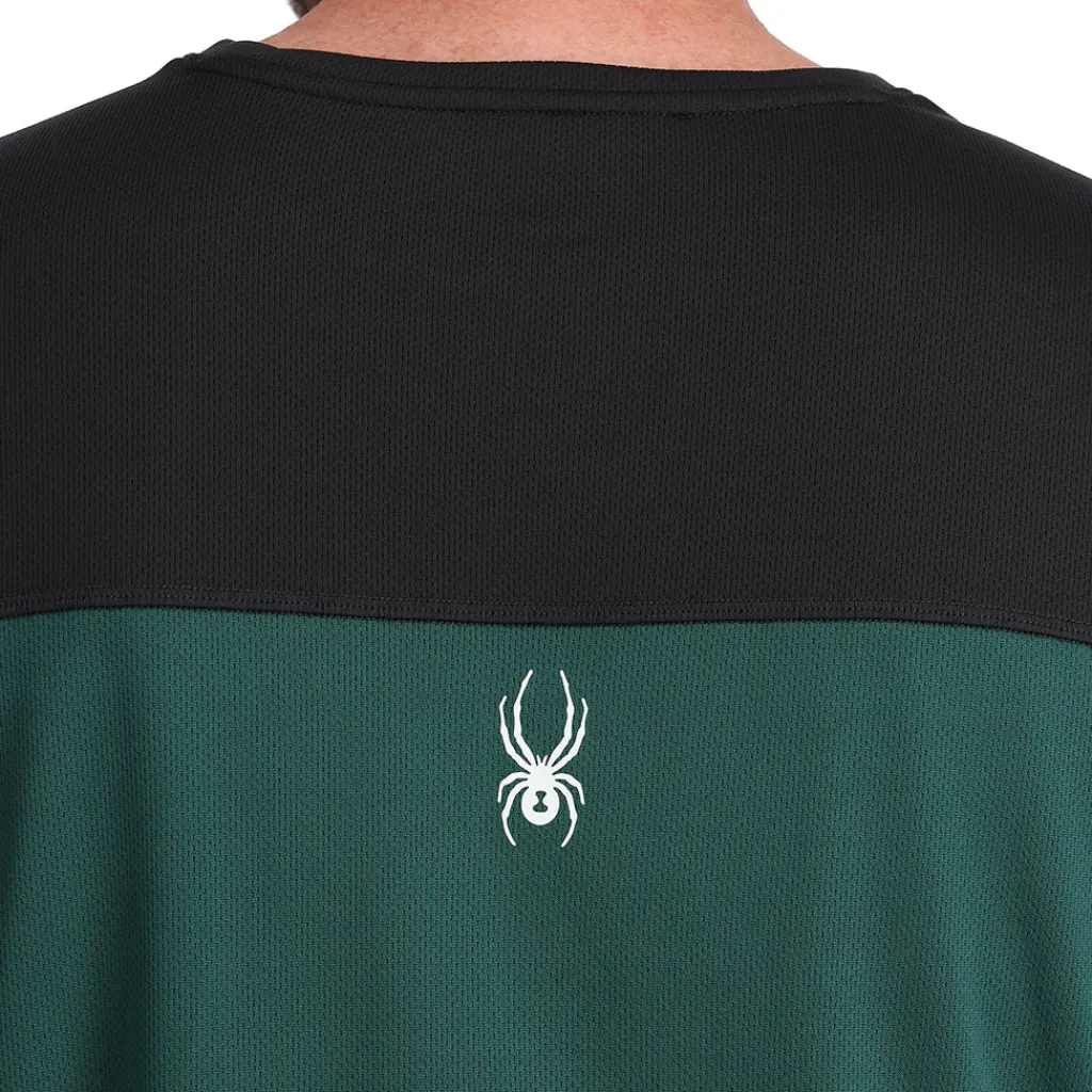 Baselayers*Spyder Mens Stretch Charger Crew - Cypress Green CYPRESSGREEN