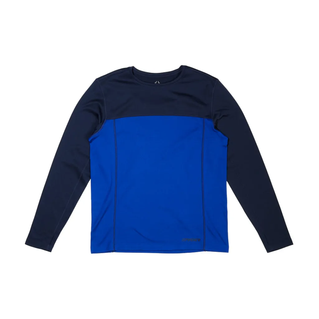 Baselayers*Spyder Mens Stretch Charger Crew - Electric Blue ELECTRICBLUE