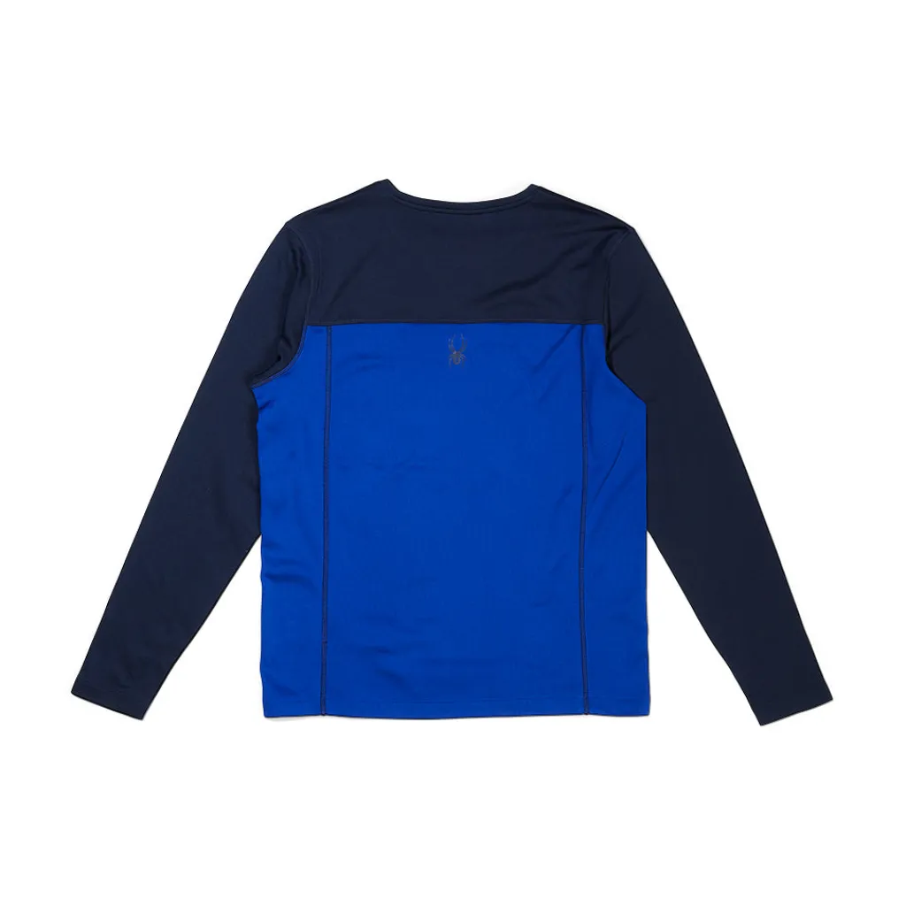 Baselayers*Spyder Mens Stretch Charger Crew - Electric Blue ELECTRICBLUE