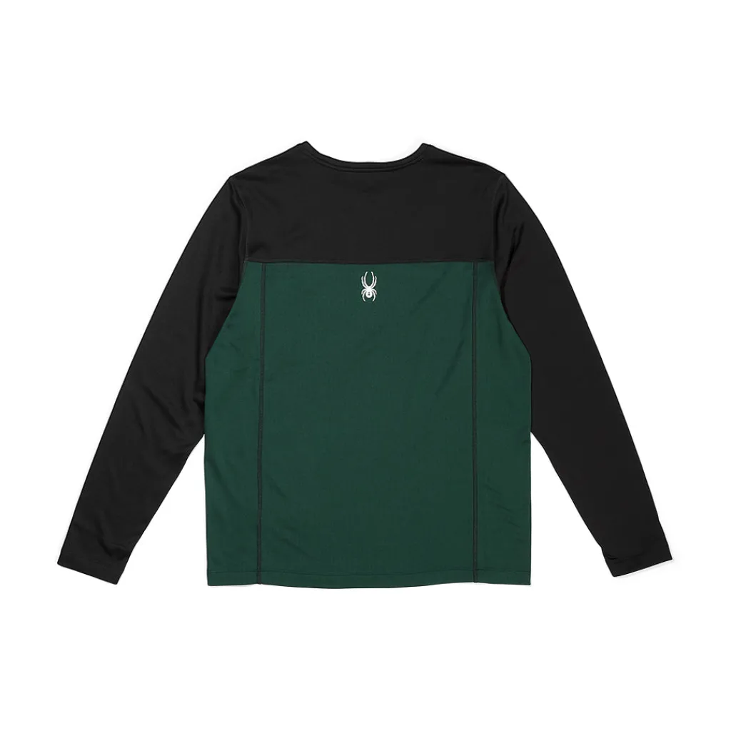 Baselayers*Spyder Mens Stretch Charger Crew - Cypress Green CYPRESSGREEN