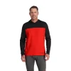 Baselayers*Spyder Mens Stretch Charger Hoodie - VOLCANO