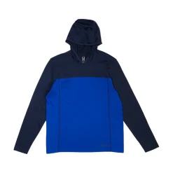 Baselayers | Freeski*Spyder Mens Stretch Charger Hoodie - Electric Blue ELECTRICBLUE