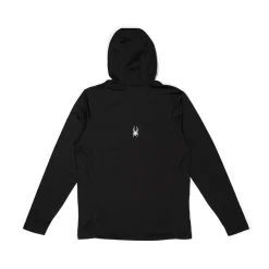 Baselayers | Freeski*Spyder Mens Stretch Charger Hoodie - BLACK