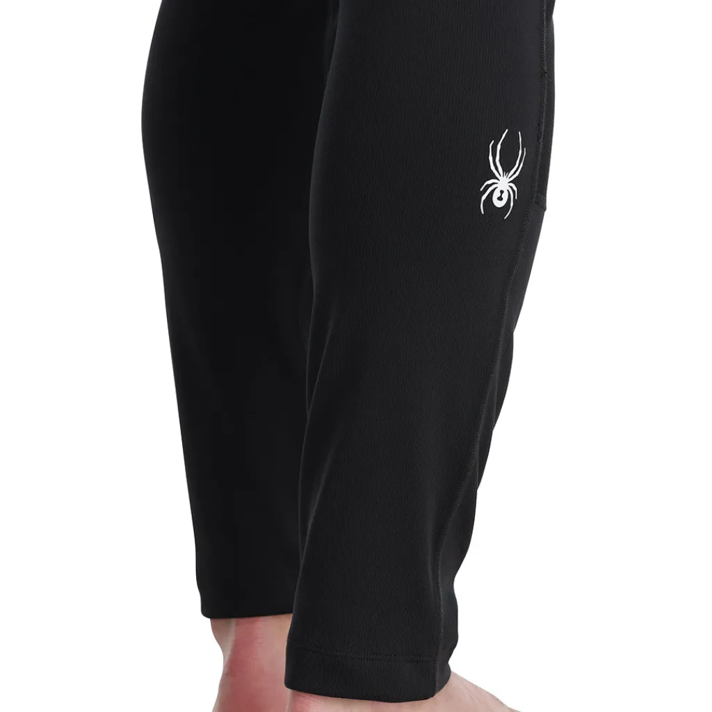 Baselayers | Freeski*Spyder Mens Stretch Charger Pants - BLACK