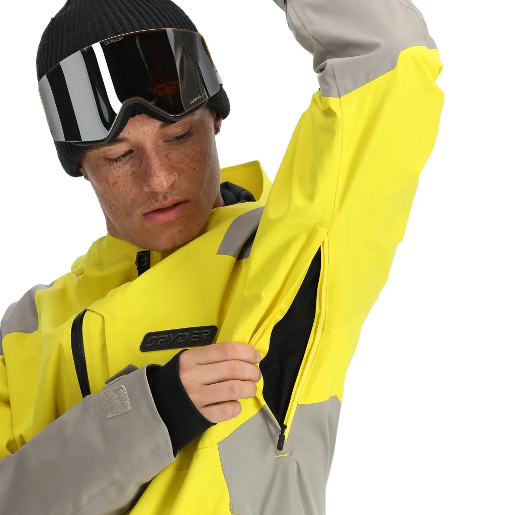 Shell | Backcountry*Spyder Mens Taos - Acid Yellow ACIDYELLOW