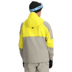 Shell | Backcountry*Spyder Mens Taos - Acid Yellow ACIDYELLOW