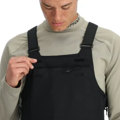 Bibs | Insulated*Spyder Mens Terrain Bib - BLACK
