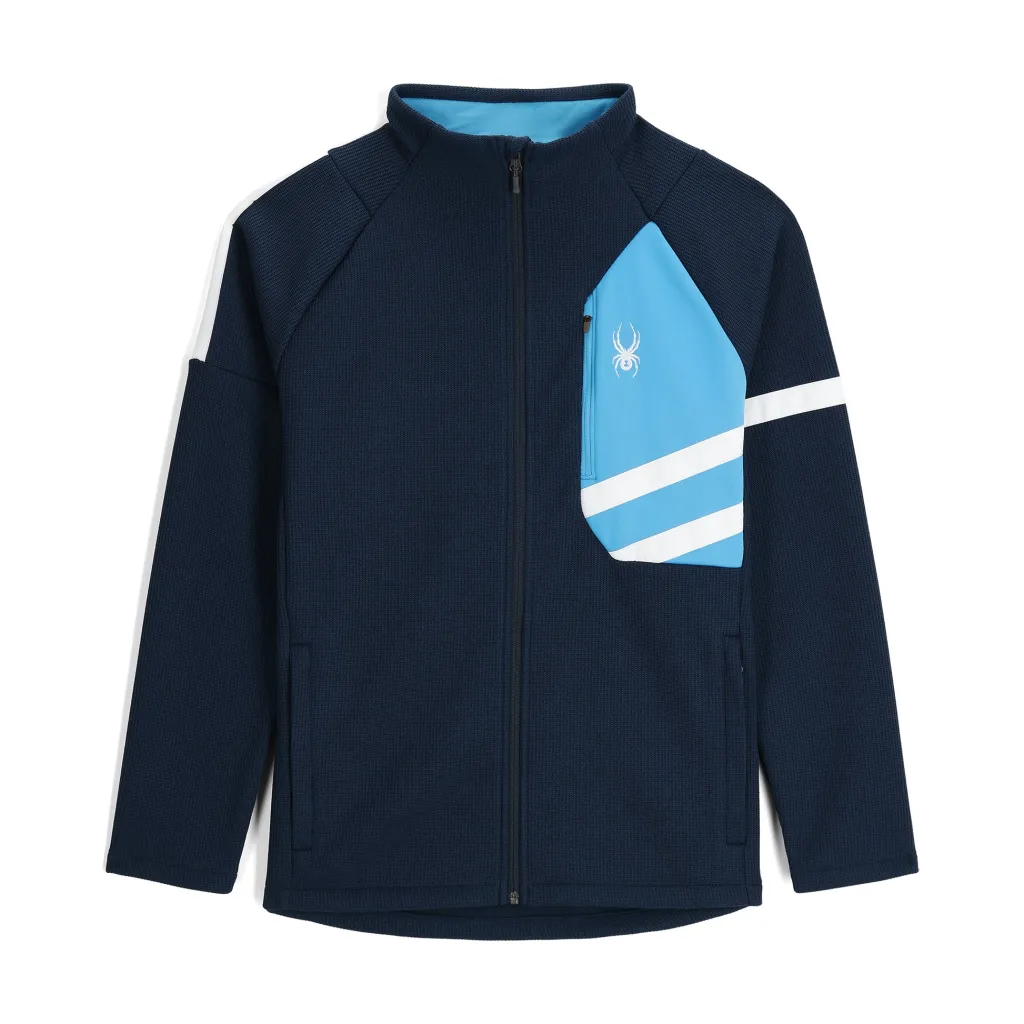 Midlayers | Fleece*Spyder Mens Wengen Bandit Full Zip - True Navy TRUENAVY