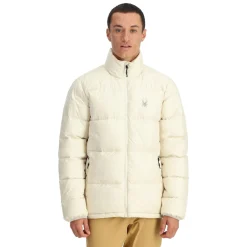 Midlayers | Down*Spyder Mens Windom Down Jacket - Vanilla Latte VANILLALATTE