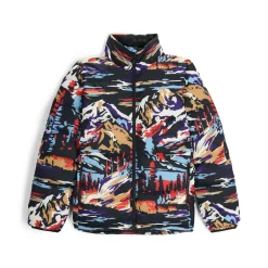 Midlayers | Down*Spyder Mens Windom Down Jacket - Paint By Numbers Purple Flash PAINTBYNUMBERSPURPLEFLASH