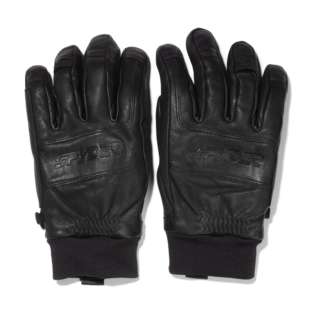 Gloves | Freeski*Spyder Mens Work - BLACK