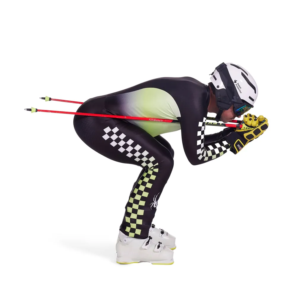 Race*Spyder Mens World Cup Dh - Lime Ice LIMEICE