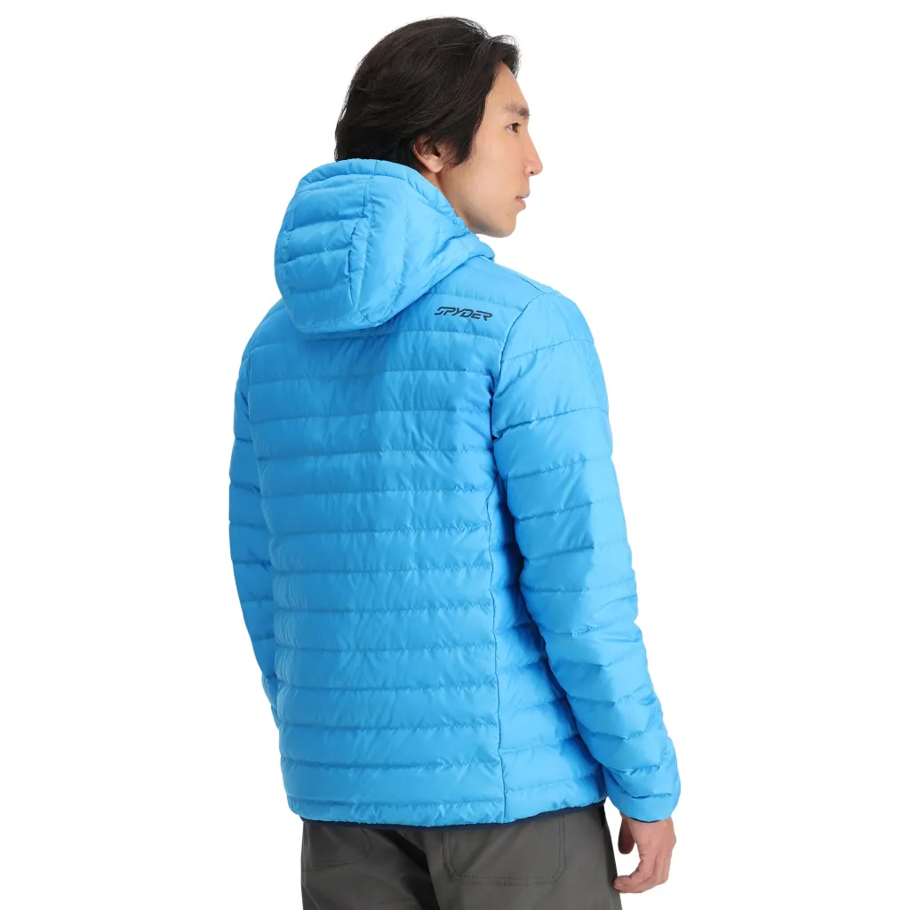 Midlayers | Down*Spyder Mens Zenith Hooded - Aether Blue AETHERBLUE