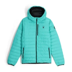 Midlayers | Down*Spyder Mens Zenith Hooded - Teal Green TEALGREEN