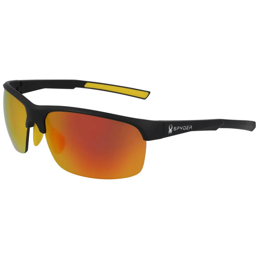 Eyewear | Eyewear*Spyder Semi-Rim Wrap Sunglasses - BLACK