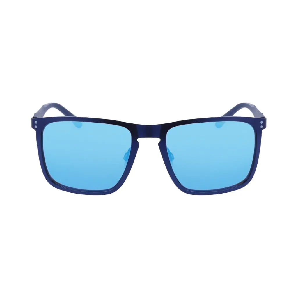 Eyewear | Eyewear*Spyder Trendy Flat Metal Square Sunglasses - NAVY