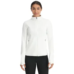 Midlayers*Spyder Womens Bandita Full Zip - WHITE