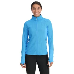 Midlayers*Spyder Womens Bandita Full Zip - Aether Blue AETHERBLUE