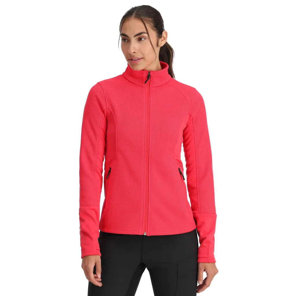 Midlayers*Spyder Womens Bandita Full Zip - Prism Pink PRISMPINK