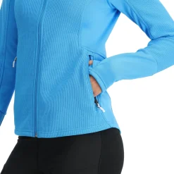 Midlayers*Spyder Womens Bandita Full Zip - Aether Blue AETHERBLUE