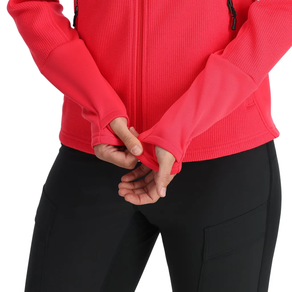 Midlayers*Spyder Womens Bandita Full Zip - Prism Pink PRISMPINK