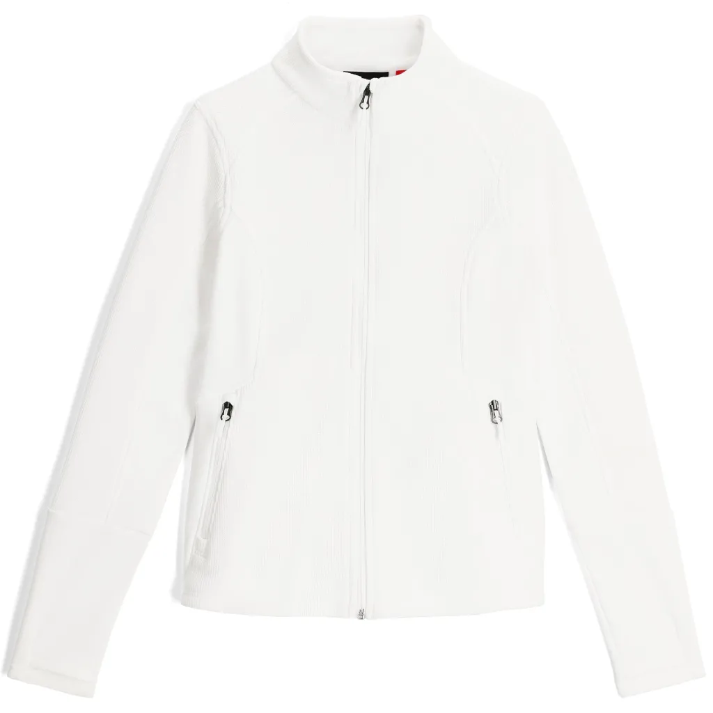 Midlayers*Spyder Womens Bandita Full Zip - WHITE