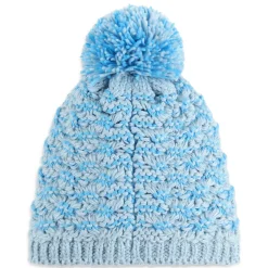 Hats*Spyder Womens Brrr Berry Pom - Blue Drift BLUEDRIFT
