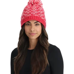 Hats*Spyder Womens Brrr Berry Pom - Prism Pink PRISMPINK