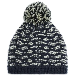 Hats*Spyder Womens Brrr Berry Pom - True Navy TRUENAVY