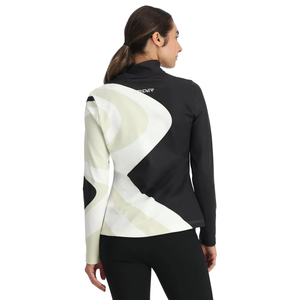 Baselayers*Spyder Womens Chute Turtleneck - BLACK