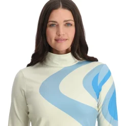 Baselayers*Spyder Womens Chute Turtleneck - Vanilla Latte VANILLALATTE