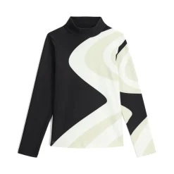 Baselayers*Spyder Womens Chute Turtleneck - BLACK