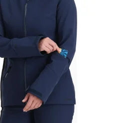 Softshell*Spyder Womens Glacial Softshell - True Navy TRUENAVY
