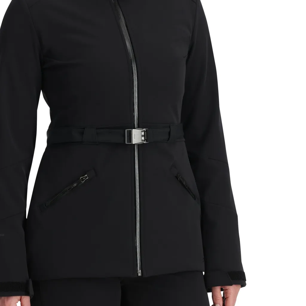 Softshell*Spyder Womens Glacial Softshell - BLACK