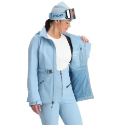 Softshell*Spyder Womens Glacial Softshell - Blue Drift BLUEDRIFT