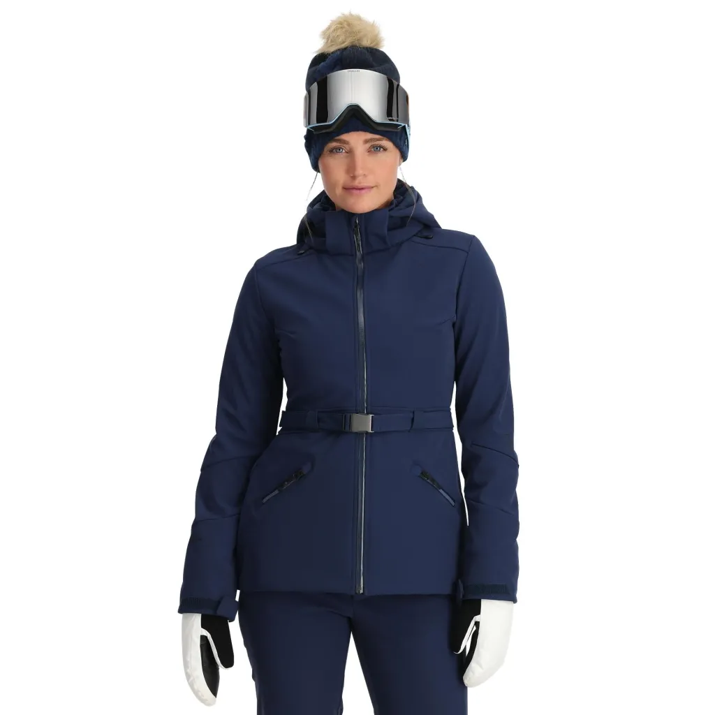 Softshell*Spyder Womens Glacial Softshell - True Navy TRUENAVY